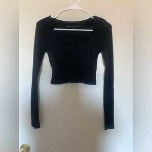 Aeropostale Women's Black Long Sleeve Top‎